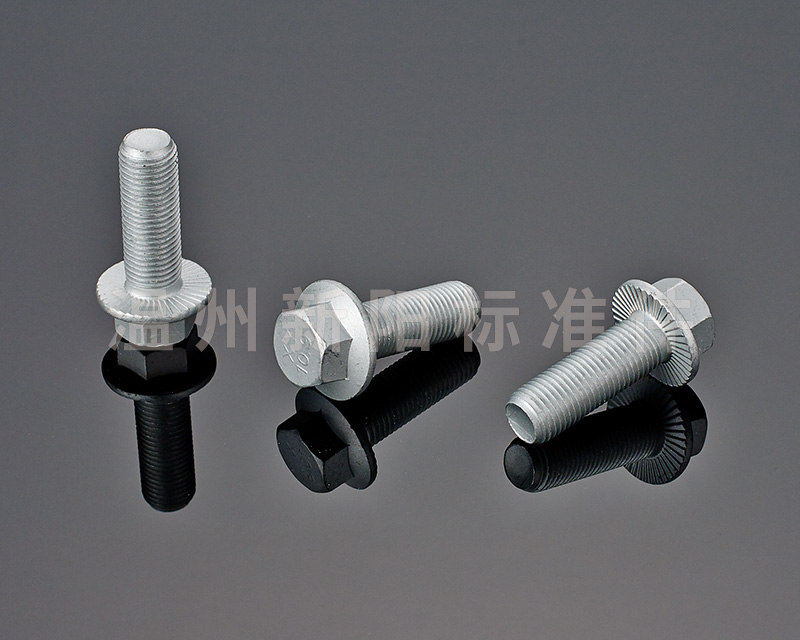 -Q180 -Q181 -外六角法蘭螺栓 -銀色達(dá)克羅 -10.9級 法蘭螺栓