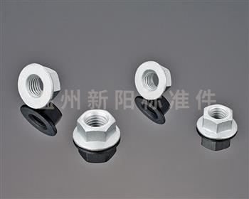 -6187 鐵片鎖緊 -6187壓三點鎖緊 -非標螺母 鍍銅六角螺母