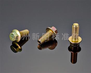 -Q184 -Q185 -GB16674 -外六角法蘭螺栓 -彩鋅-發(fā)黑-黑色達(dá)克羅 -8.8級(jí) -10.9級(jí)